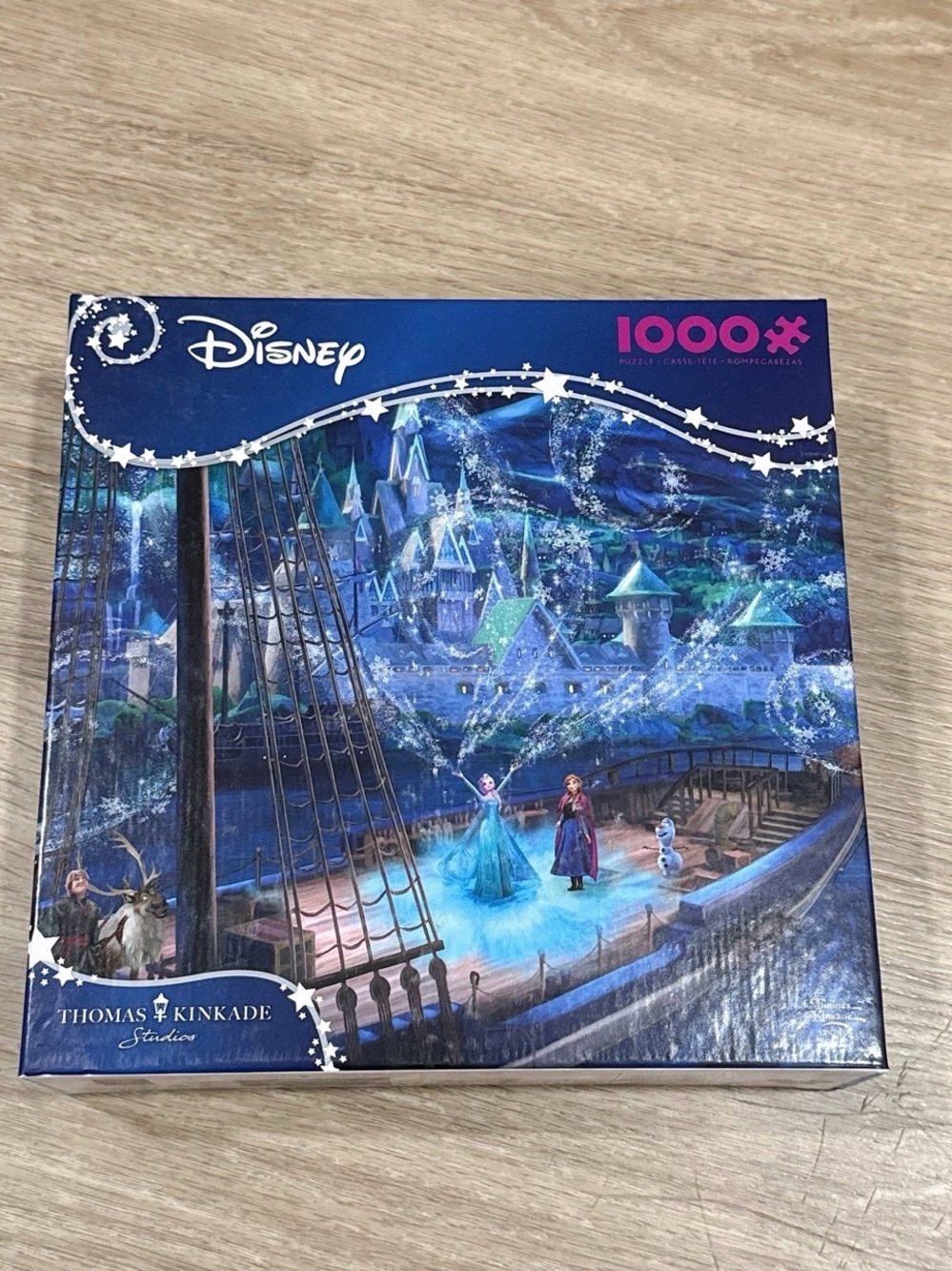 Disney Thomas Kinkade Studios Frozen 2 1000-Piece Puzzle - Blue